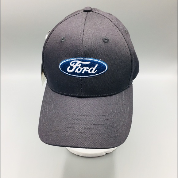 Ford Charcoal Adjustable Hat with Logo